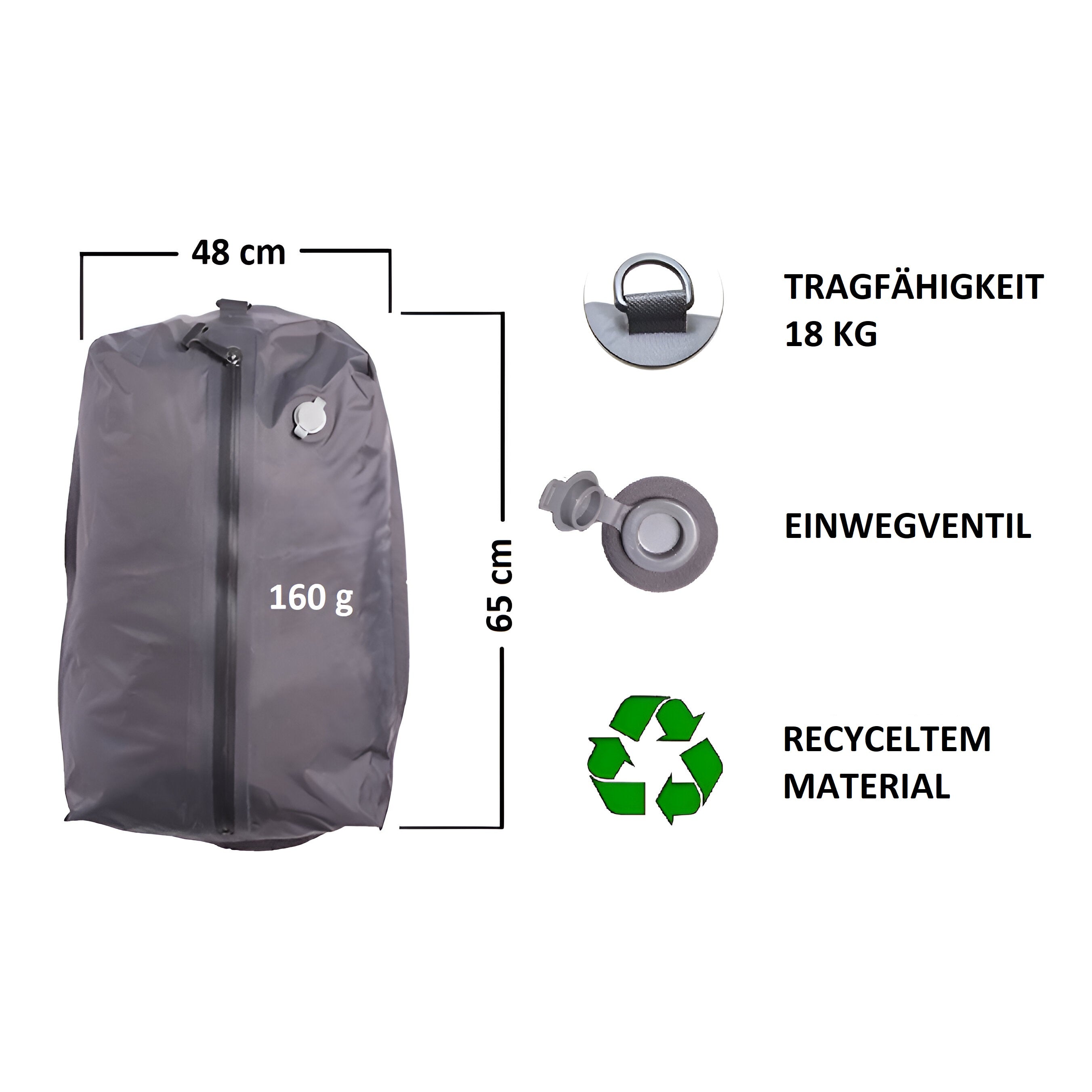 Vacuo bag kompresní vak do kufru